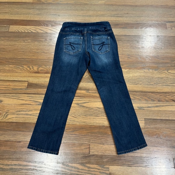 Jag Jeans High Rise Straight Leg Pull On Size 10P - Picture 2 of 6